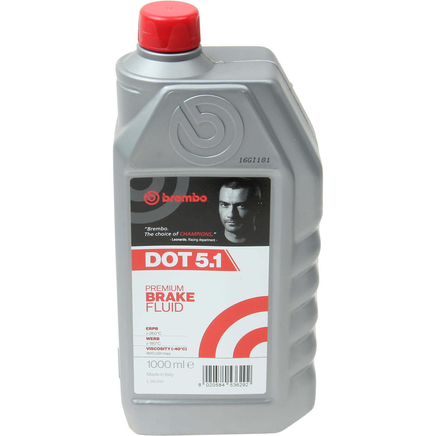Brembo L 05 010 (Brake Fluid) PRIME DOT 5.1 1.0l