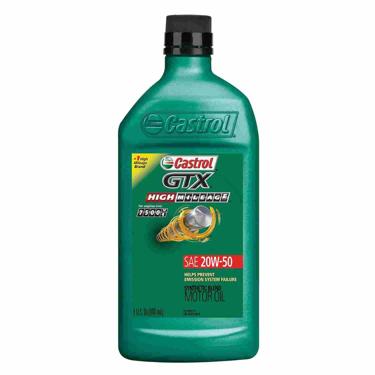 Castrol 06470 (Engine Oils) Castrol Gtx High Mileage Sn/Gf-5