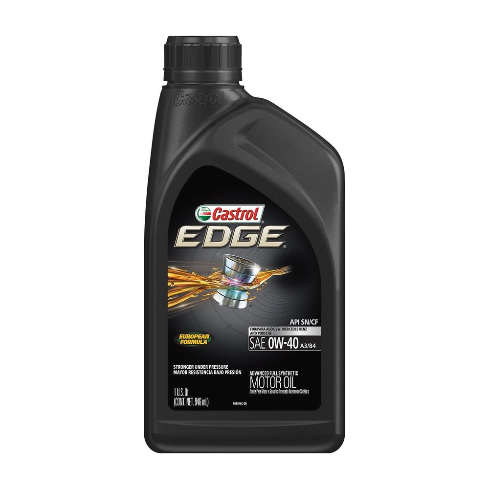 Castrol 15D1D8 Castrol Edge 0w40 Euro Formula 1 Quart