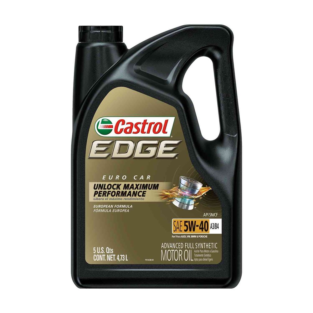 Castrol 15D934 Castrol Edge 5w40 A3/B4 Formula 5 Quart