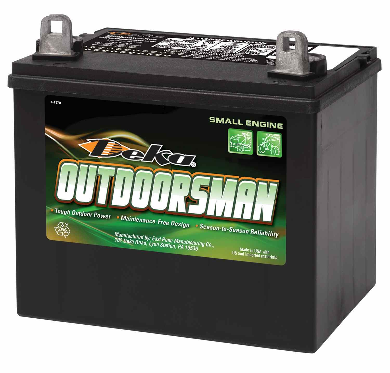 Deka Battery 10U1R (Batteries) 12 Volt Lawn Mower - Garden Tractor - Small Engine