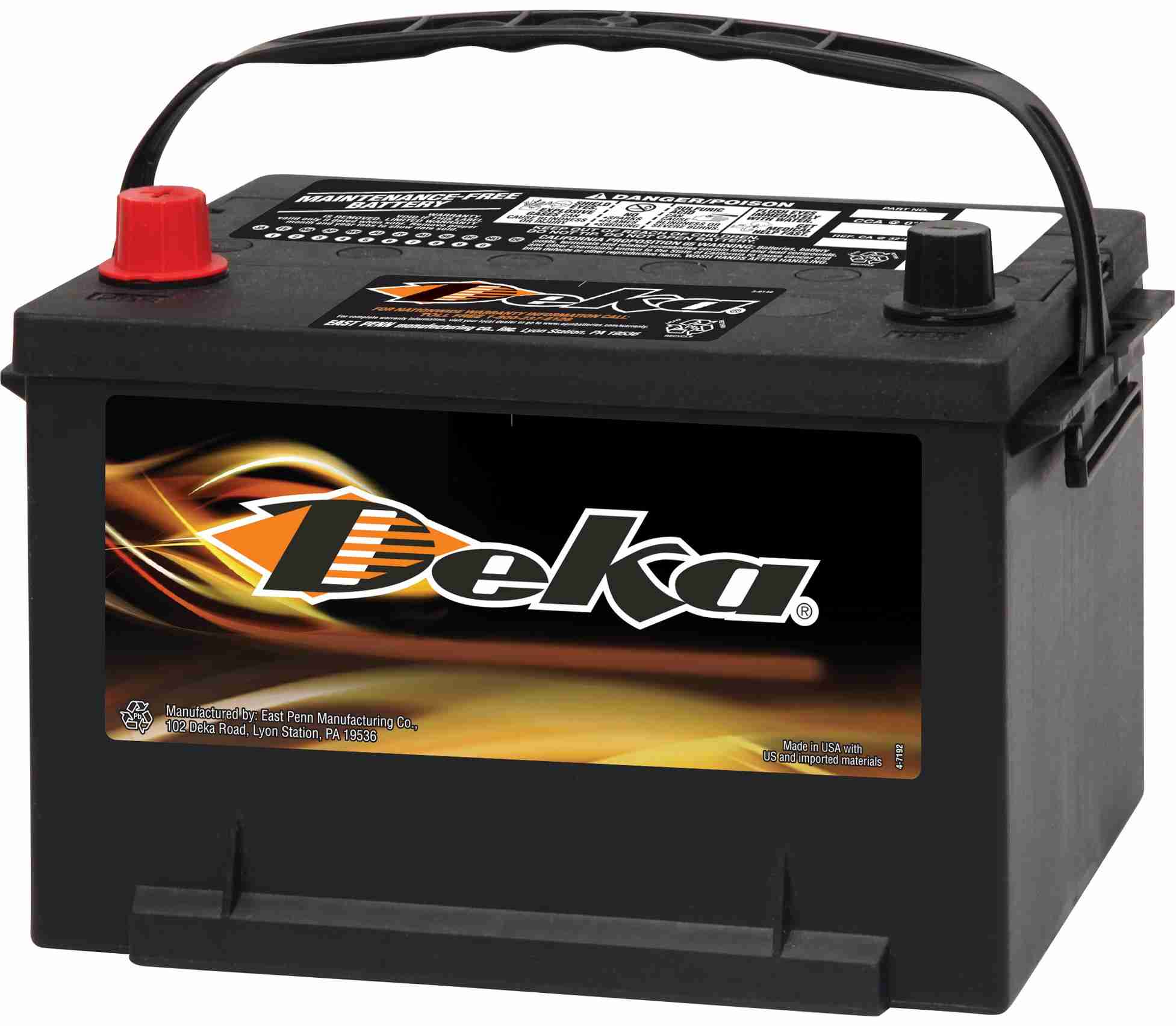 Deka Battery 558MF (Batteries) 12 Volt Passenger Car Light Truck Van