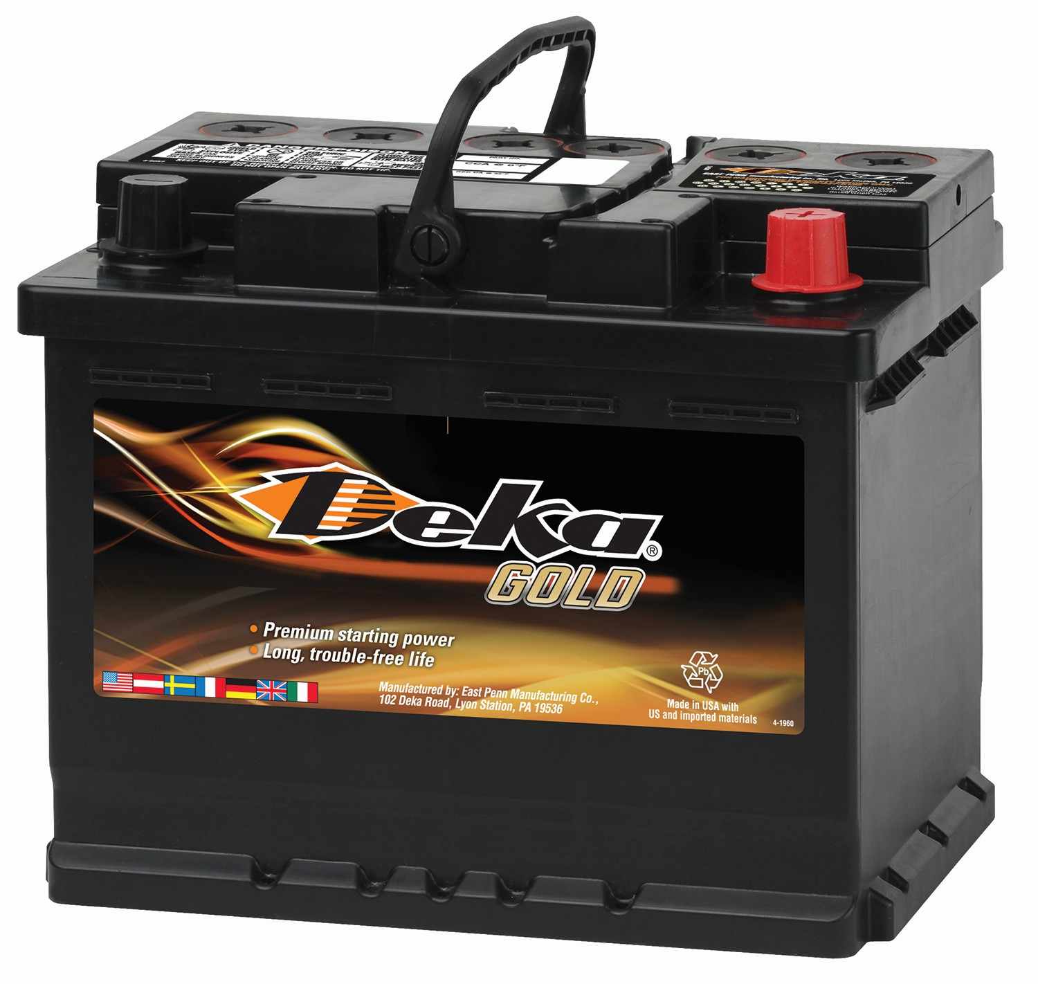 Deka Battery 647MF (Batteries) 12 Volt European Passenger Car Light Truck Van