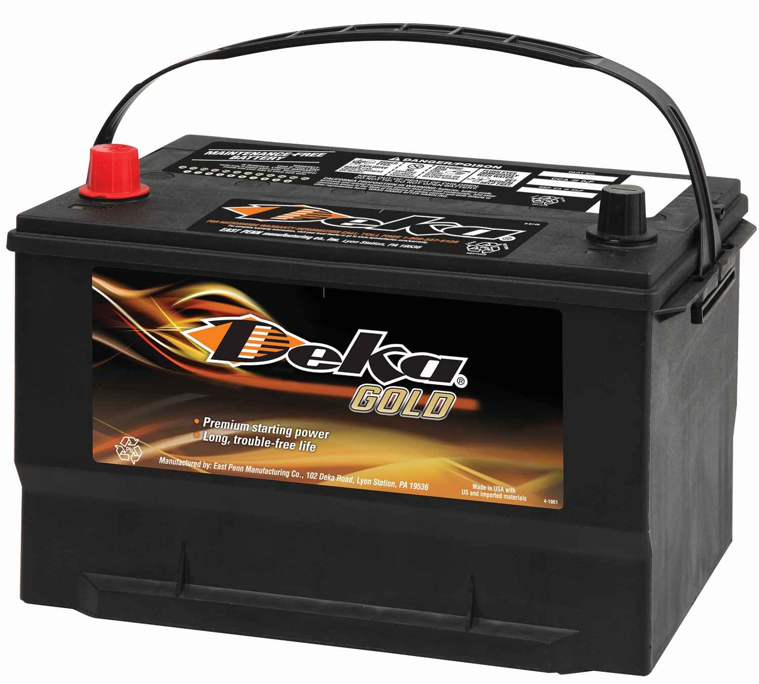 Deka Battery 665MF (Batteries) 12 Volt Passenger Car Light Truck Van