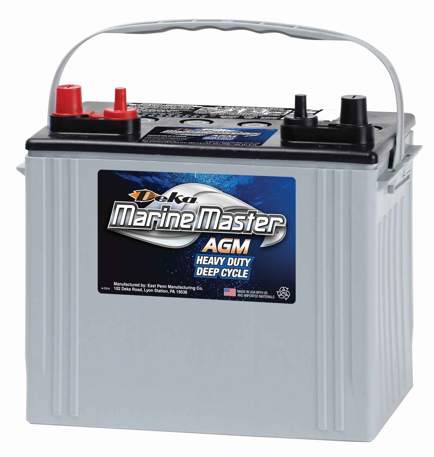 Deka Battery 8A24M (Batteries) 12 Volt AGM Sealed Valve Regulated Non-Spillable