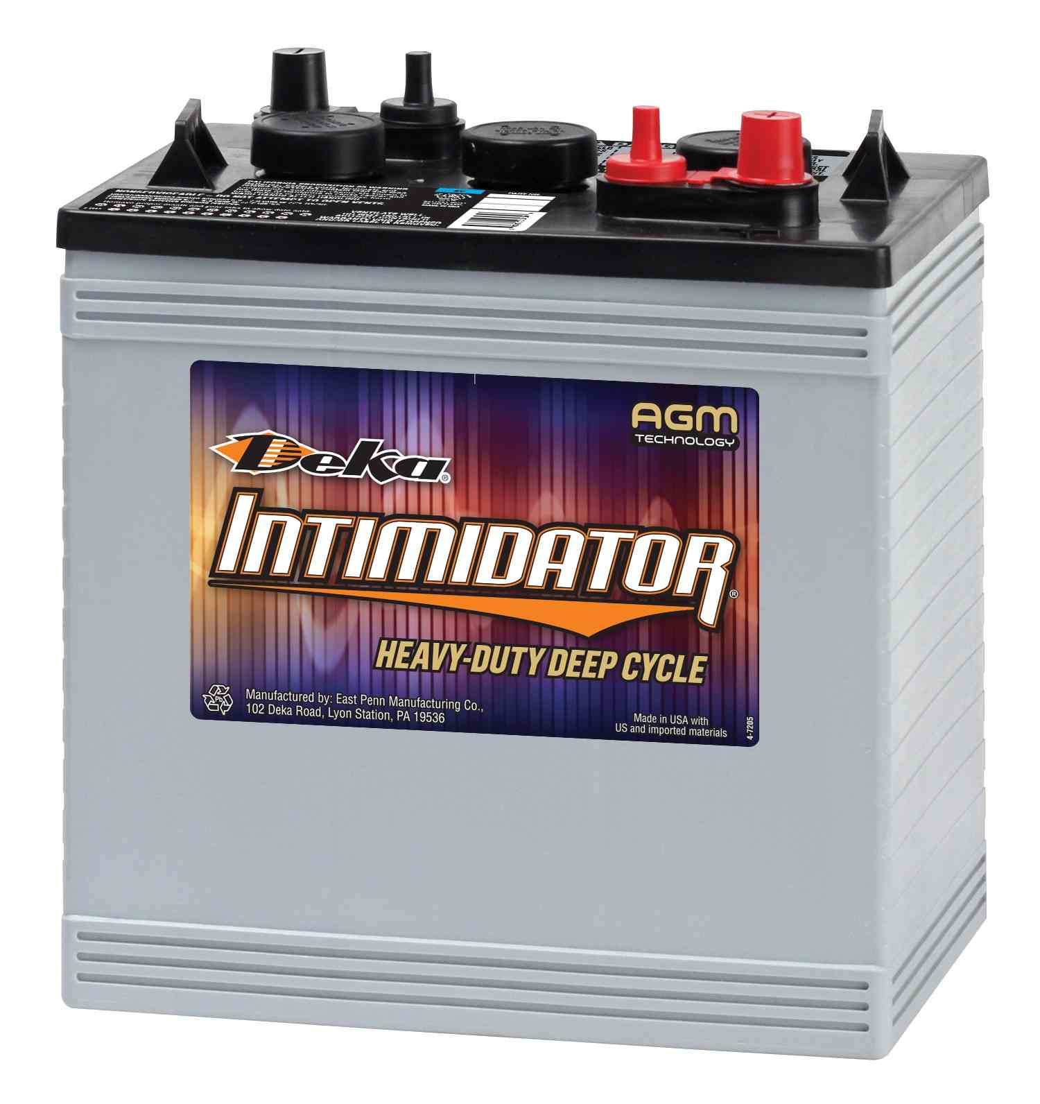 Deka Battery 8AGC2 (Batteries) 6 Volt AGM Sealed Valve Regulated