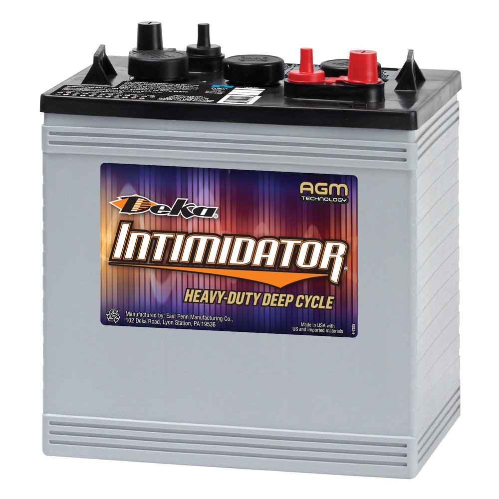 Deka Battery 8AGC2 (Batteries) 6 Volt AGM Sealed Valve Regulated