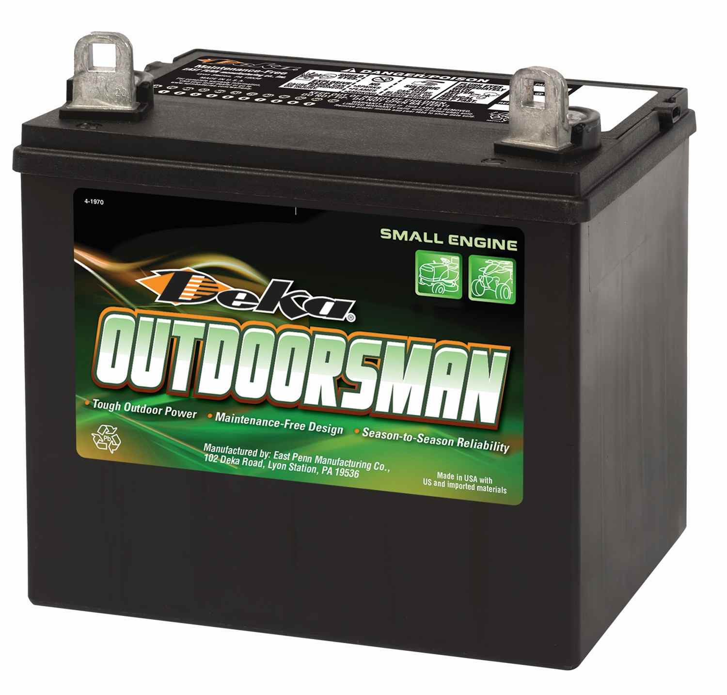 Deka Battery 8U1L (Batteries) 12 Volt Lawn Mower - Garden Tractor - Small Engine