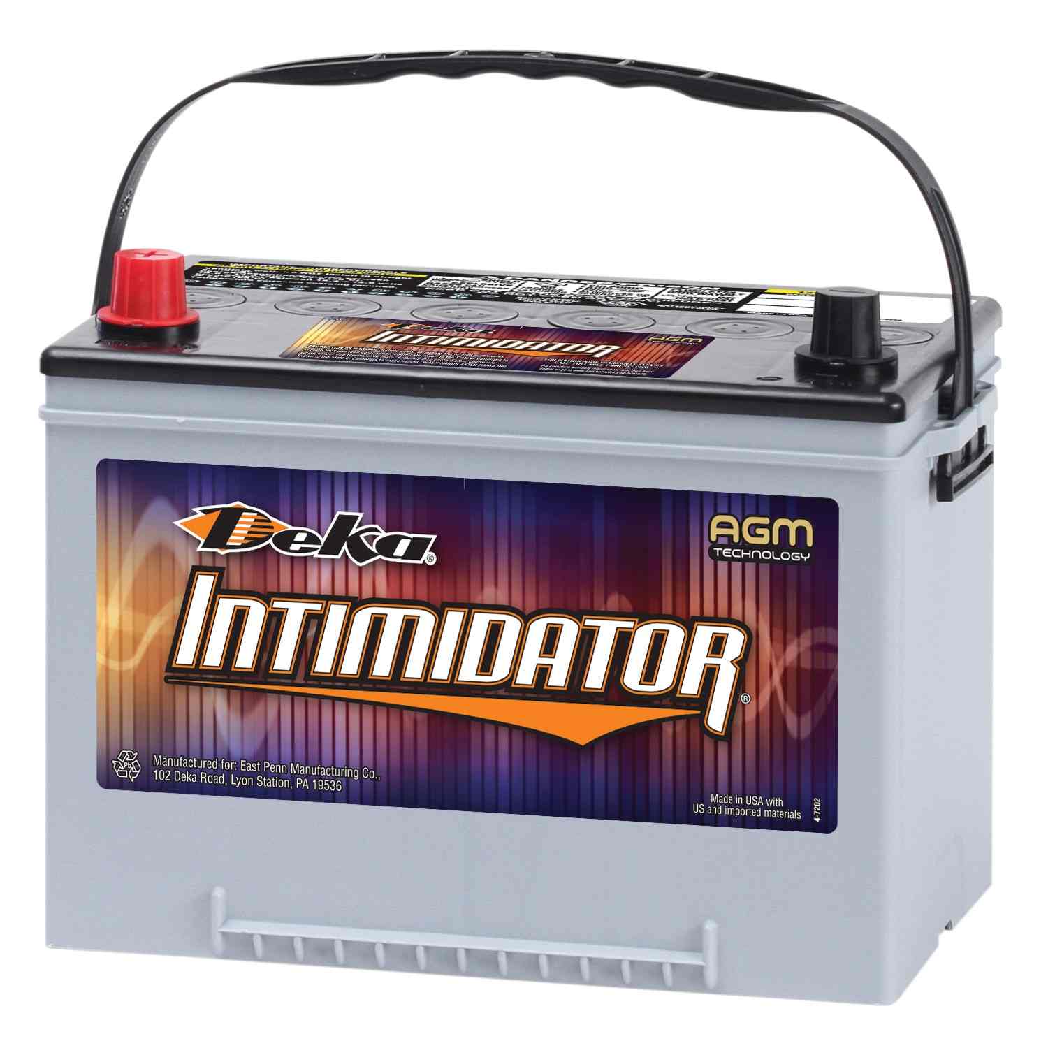 Deka Battery 9A34 (Batteries) 12 Volt AGM Sealed Valve Regulated Non-Spillable
