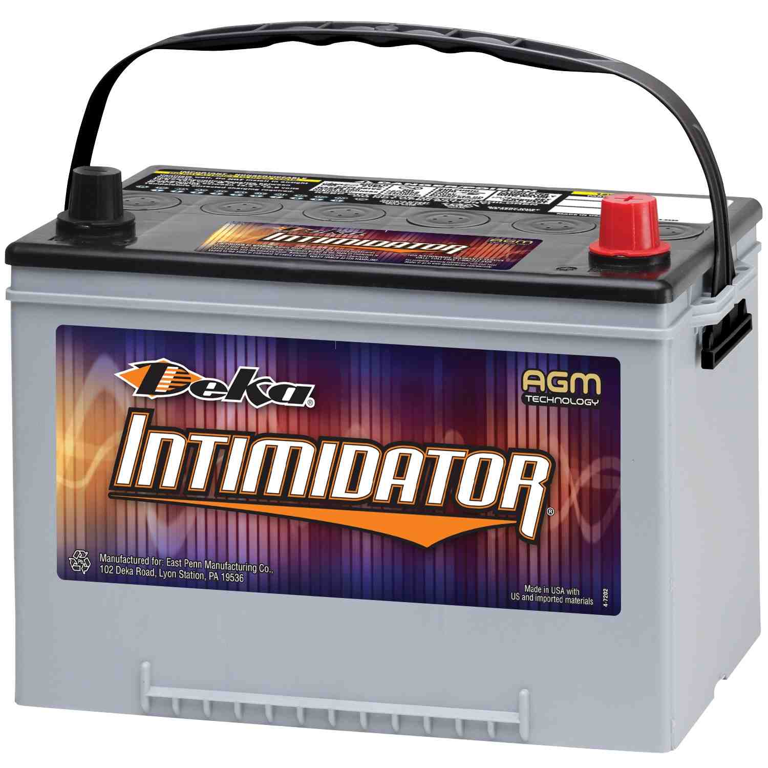 Deka Battery 9A34R (Batteries) 12 Volt AGM Sealed Valve Regulated Non-Spillable