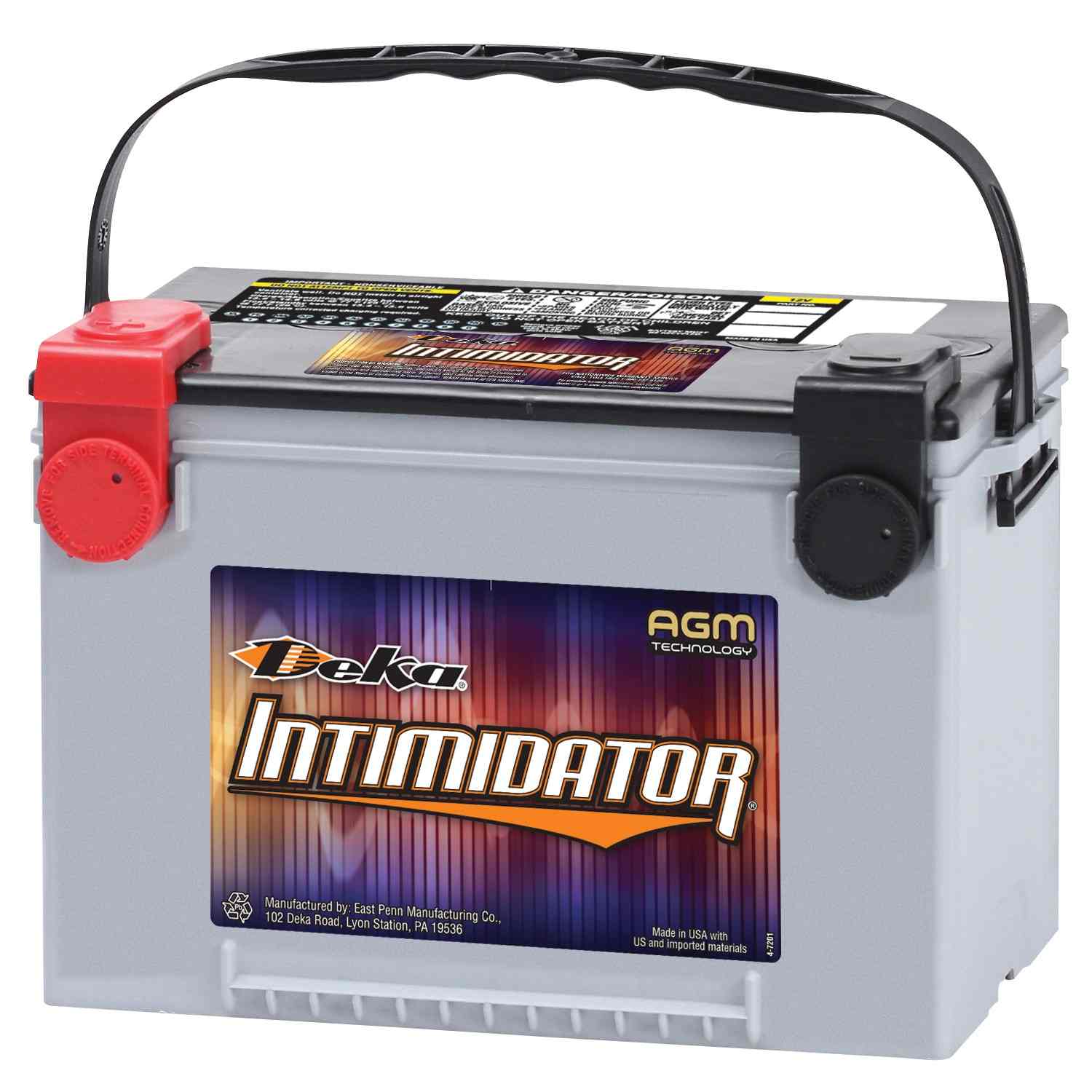 Deka Battery 9A78 (Batteries) 12 Volt AGM Sealed Valve Regulated Non-Spillable