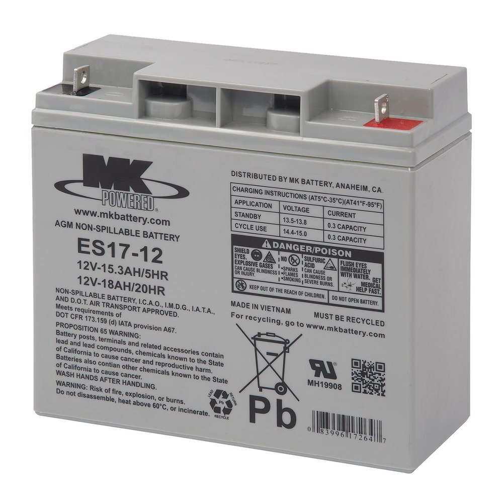 Deka Battery ES 1712 (Batteries) Small SLA Battery