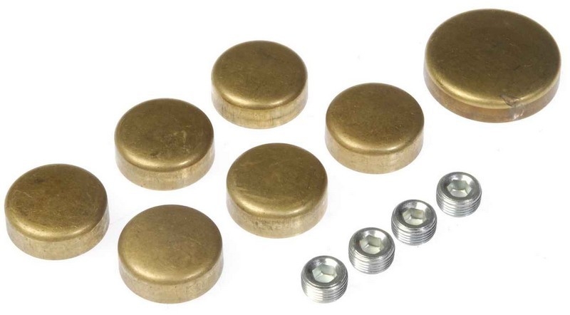 Dorman Brass Cup Expansion Plug 1-1/8 In., Height 0.505