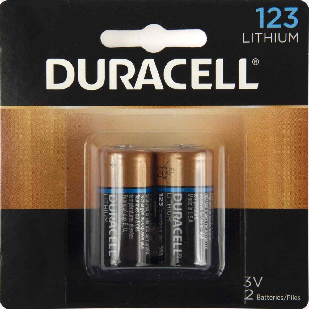 Duracell DL 123AB2PK Duracell Specialty 123 Batteries
