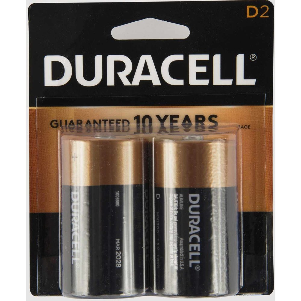 Duracell MN 1300B2Z Duracell Coppertop D Batteries