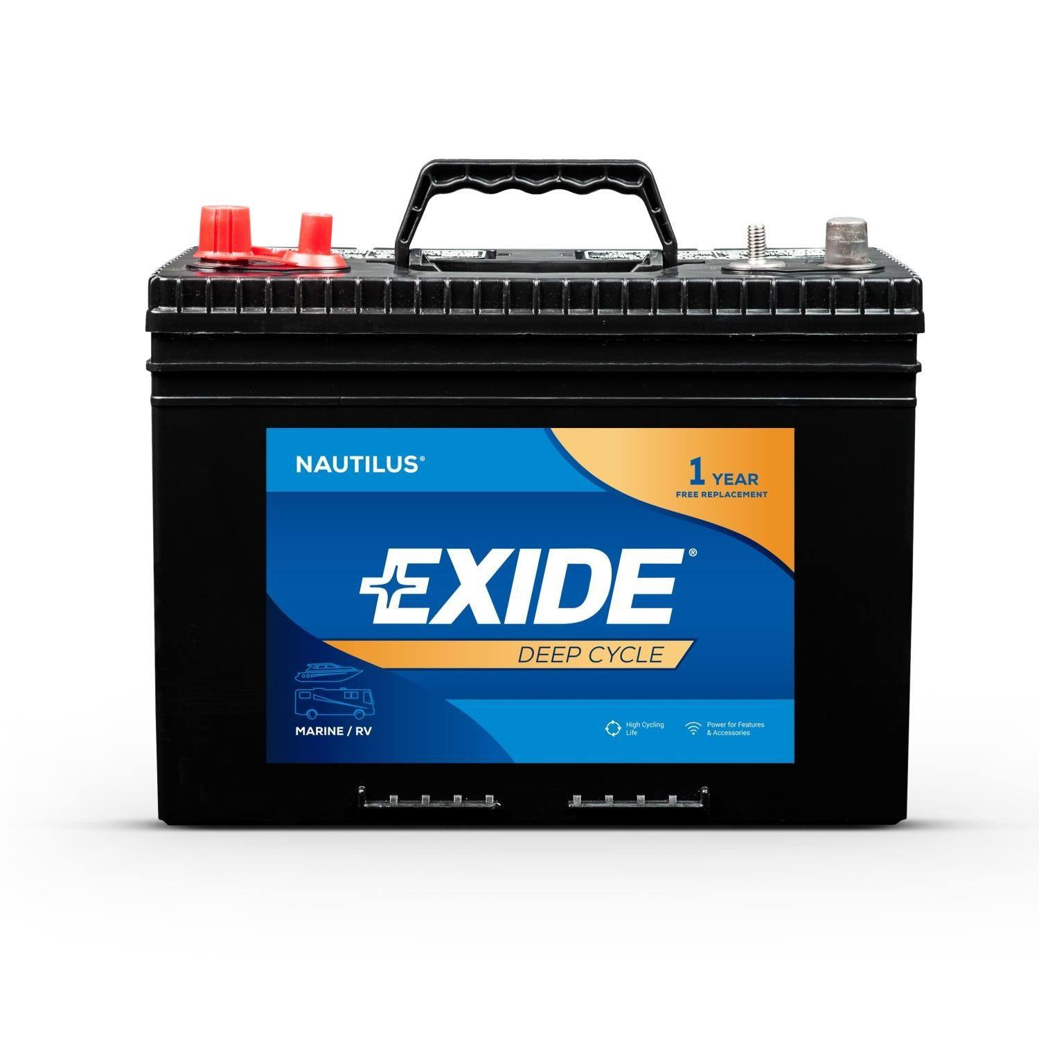 Exide Battery 27MDC (Batteries) Exide Marine &amp; RV Battery
