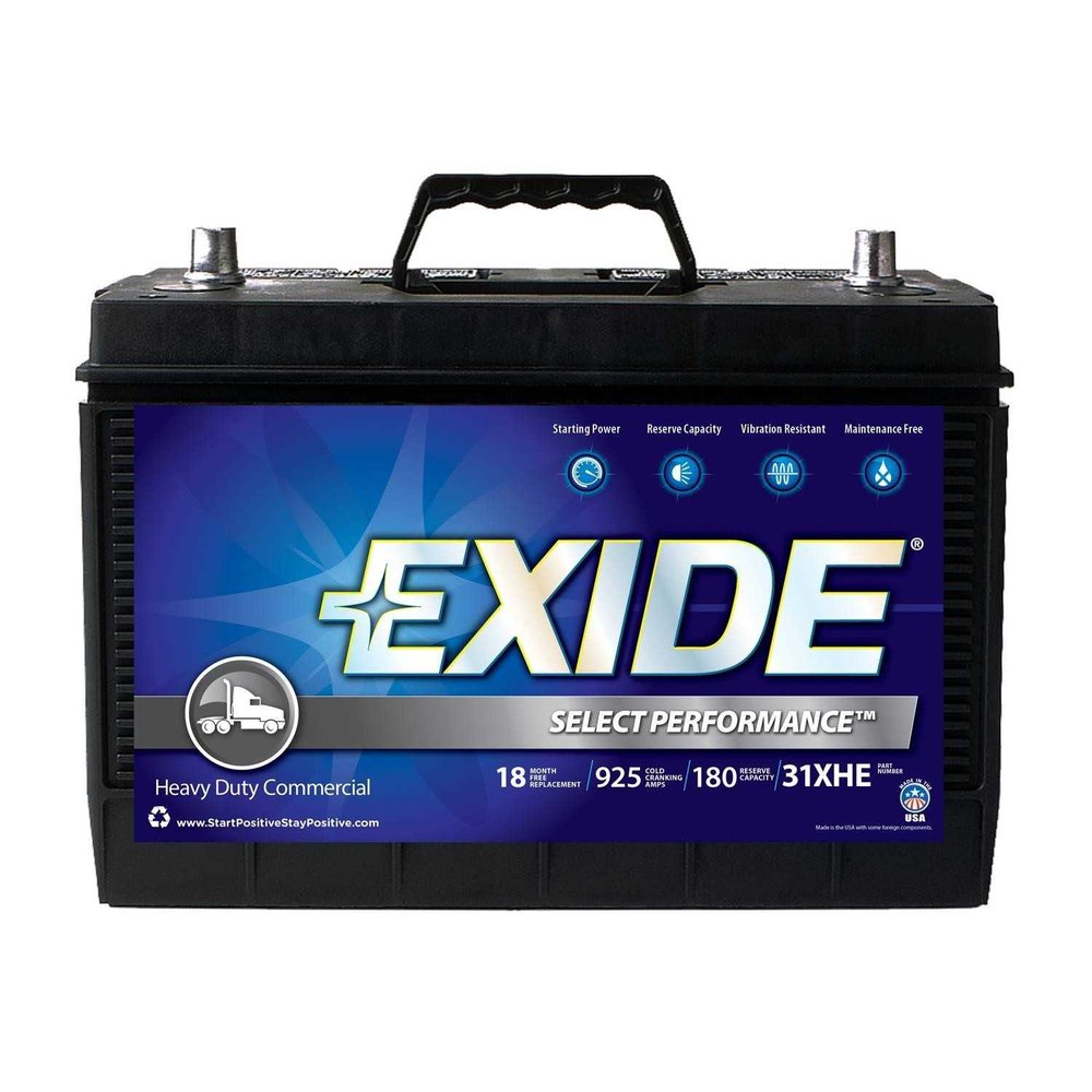 Exide Battery 31XHE REPLACED BY S31XHE. Exide Heavy Duty Commercial Battery