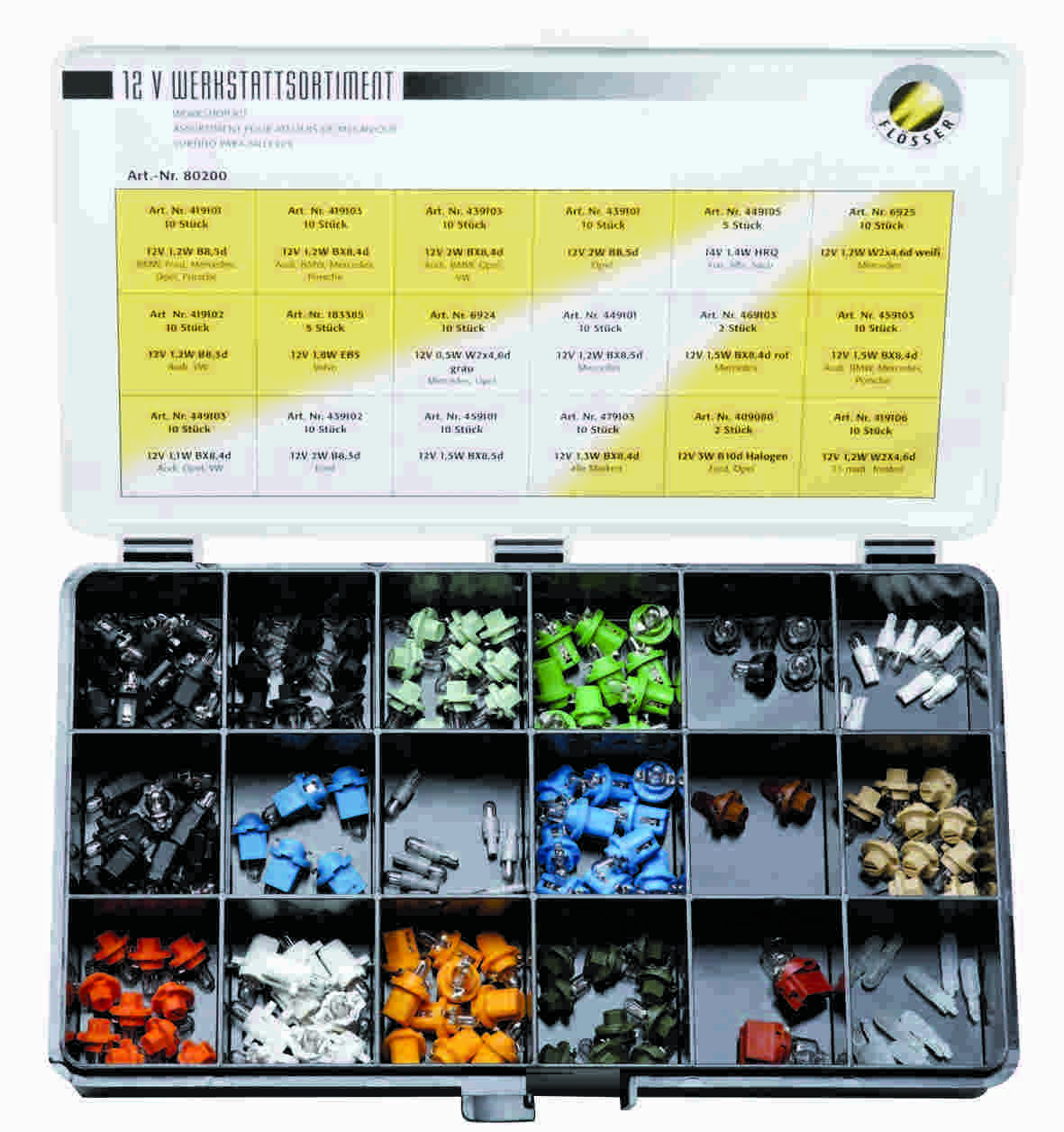 Flosser 80200 (Instrument Panel Bulb) Light Bulb Kit