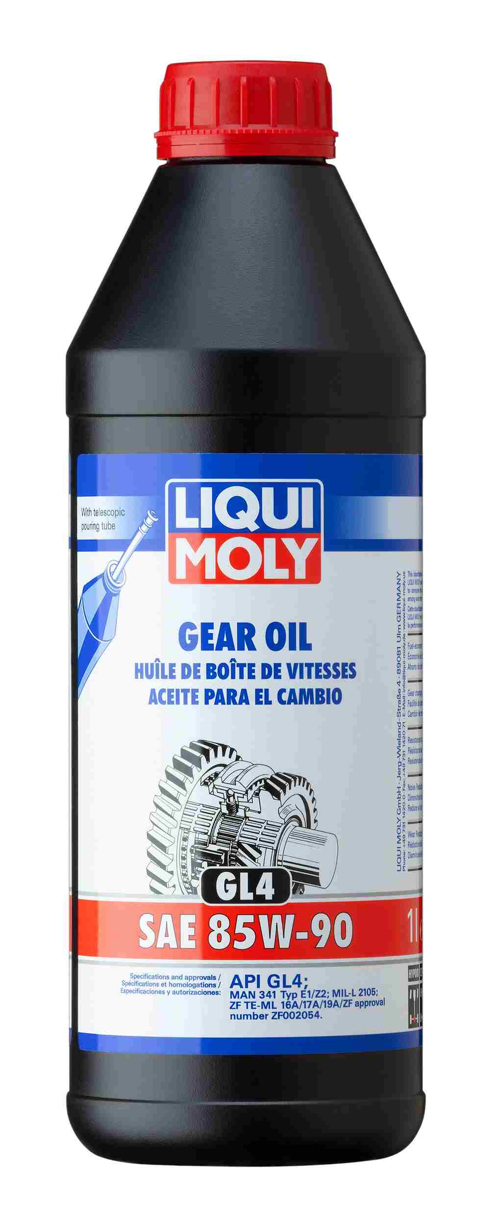 Liqui Moly 20016 Gear Oil (GL4) SAE 85W-90