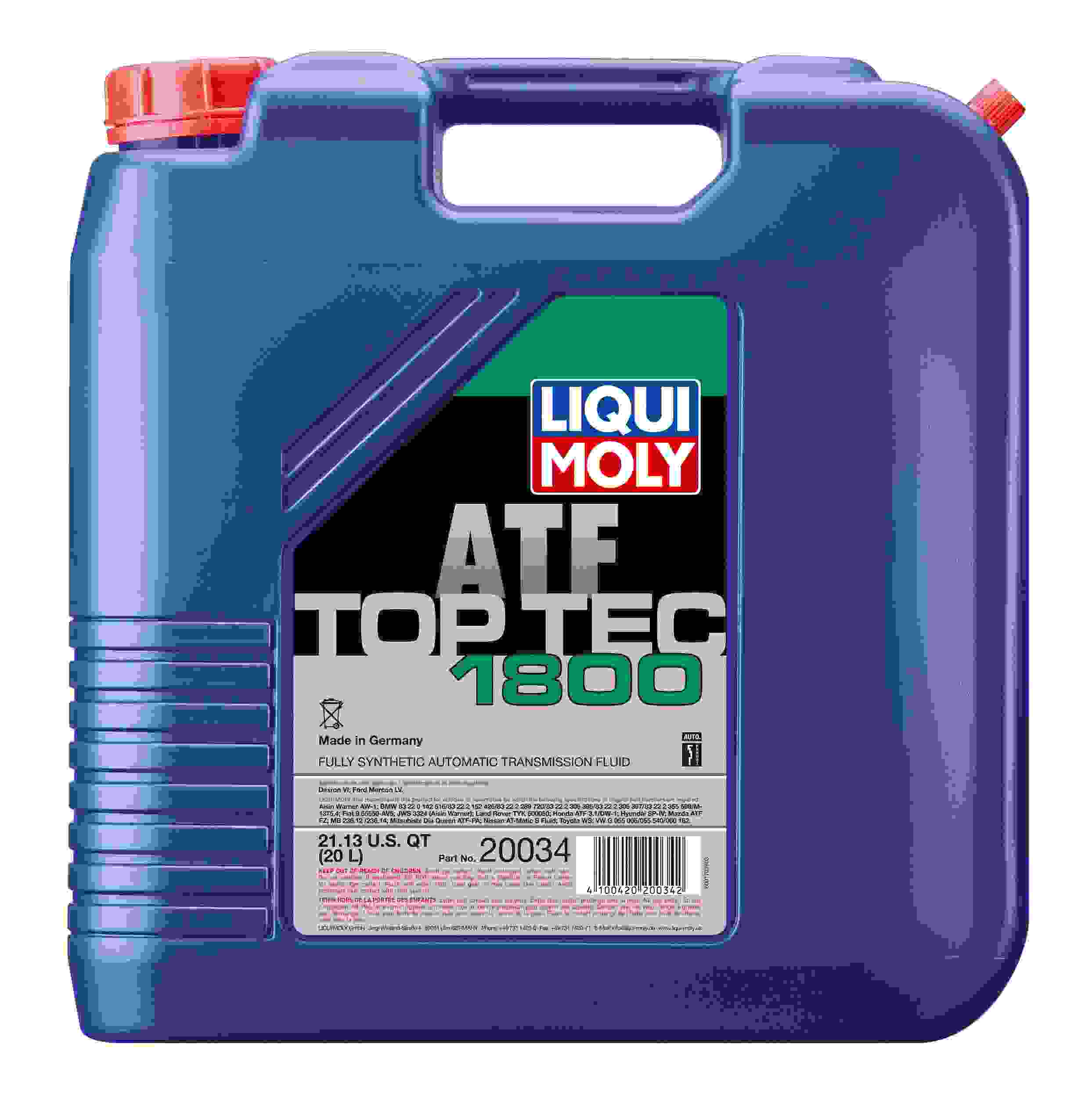 Liqui Moly 20034 (Auto Trans Fluid) Top Tec ATF 1800