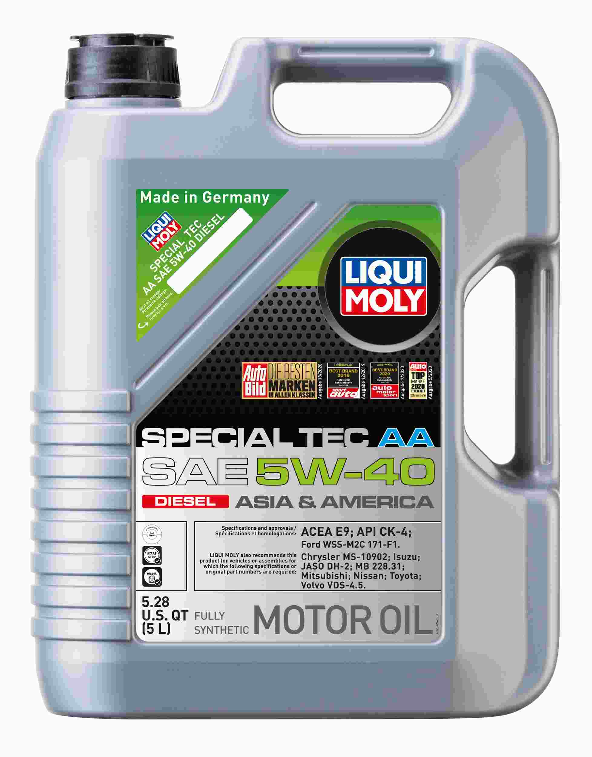 Liqui Moly 20426 (Engine Oils) Special Tec AA SAE 5W-40 Diesel