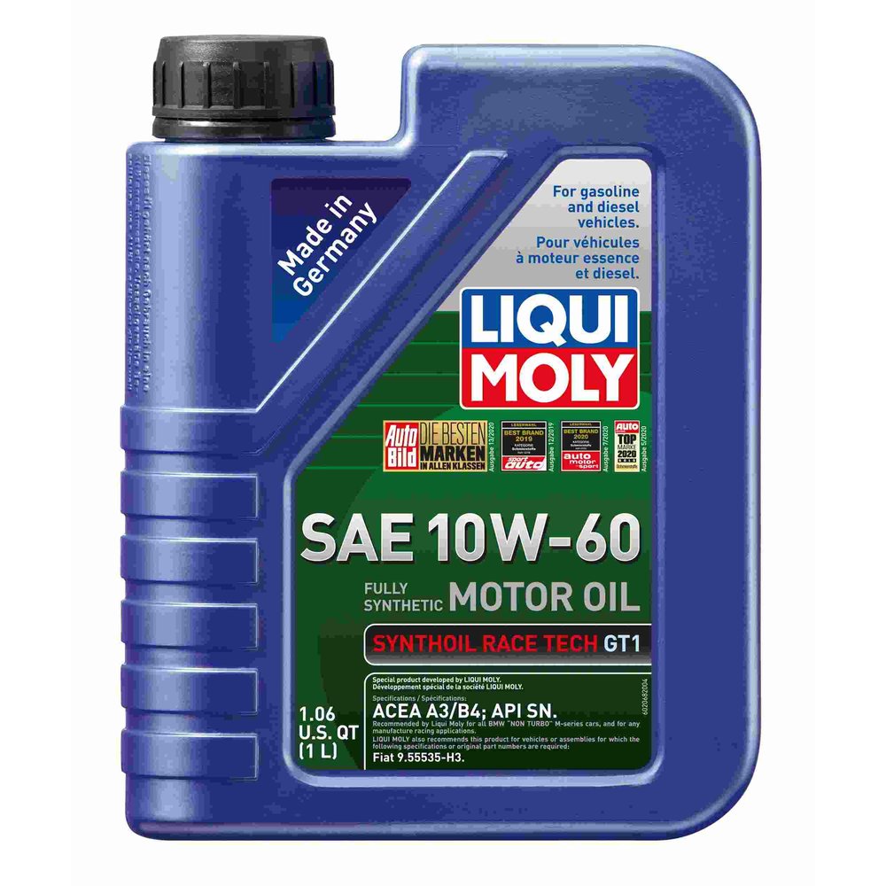 Liqui Moly 2068 Synthoil Race Tech GT1 SAE 10W-60