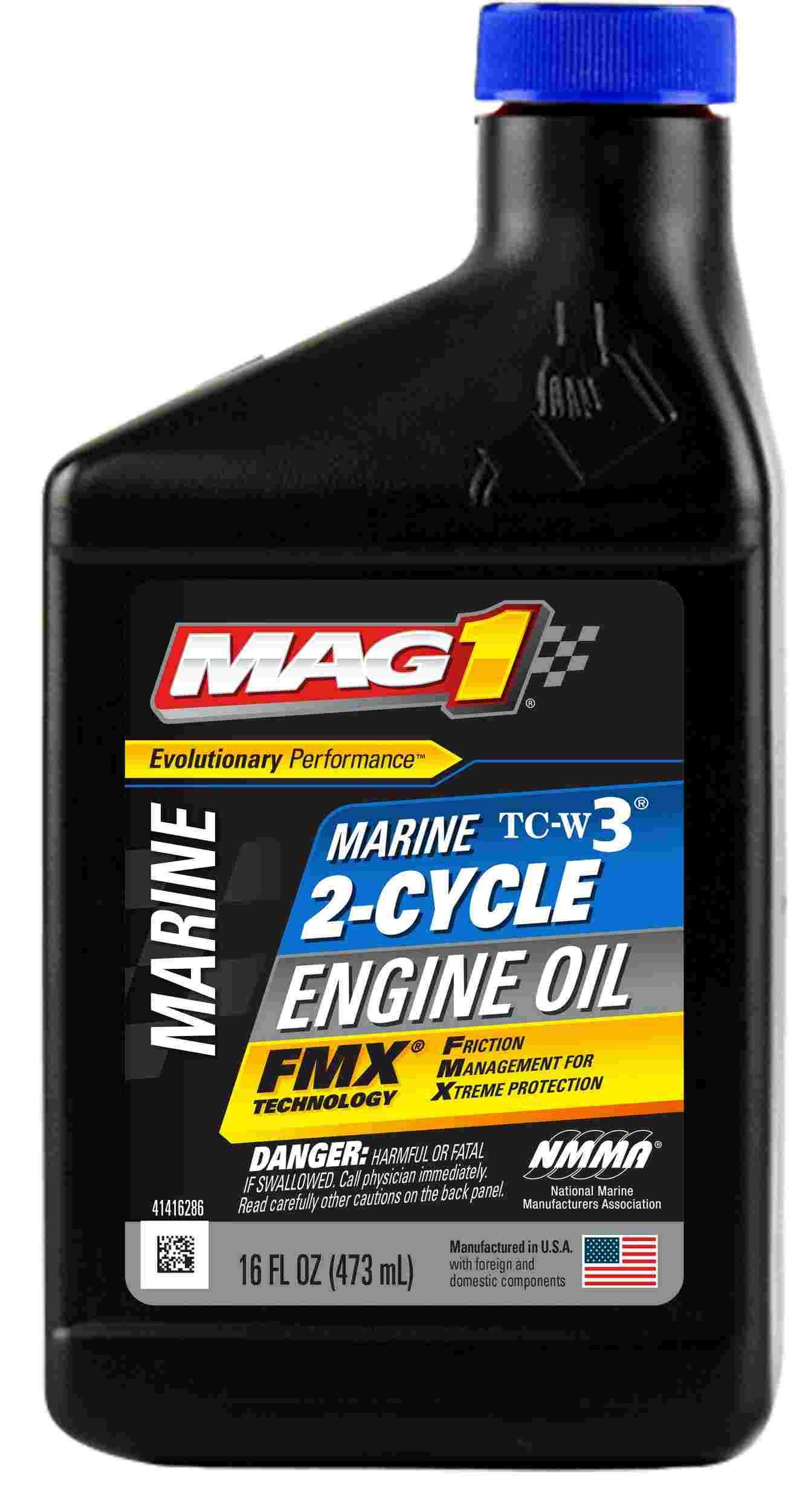 MAG 1 MAG60140 (Engine Oils) Mag 1 Marine Tc-W3 2-Cycle 16oz