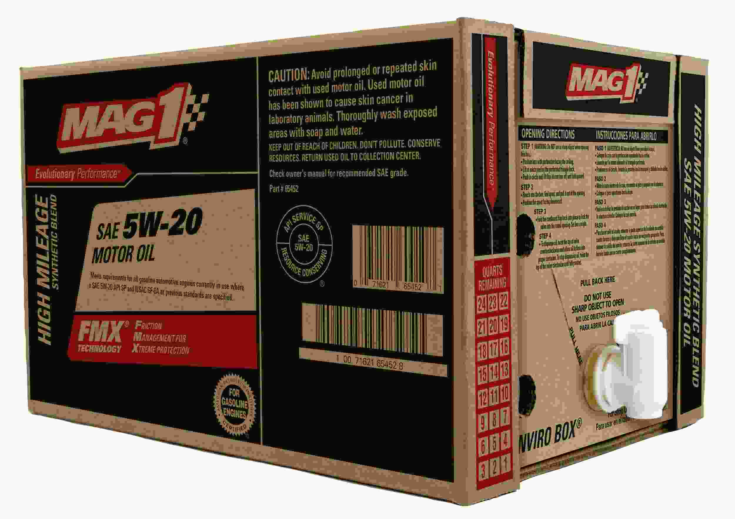 MAG 1 MAG65452 (Engine Oils) Mag 1 High Mileage Synthetic Blend 5w-20