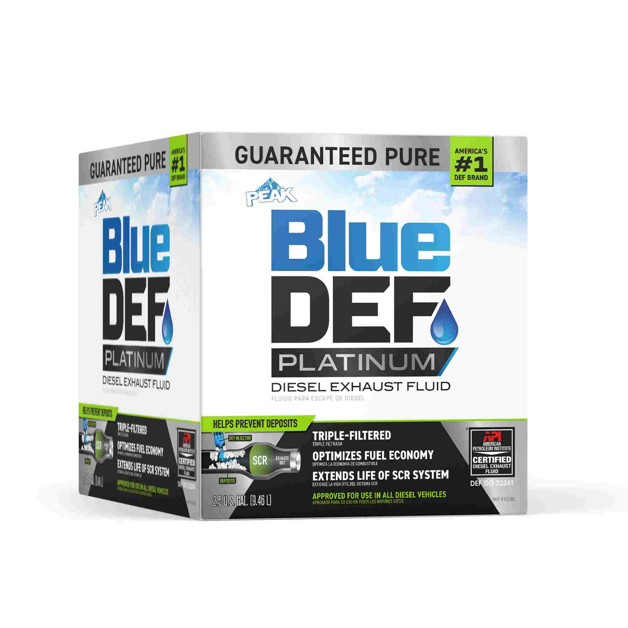 Peak Products DEG002 (Diesel Emissions Fluid) Platinum Def 2.5 Gal Jug (Price Per Jug)
