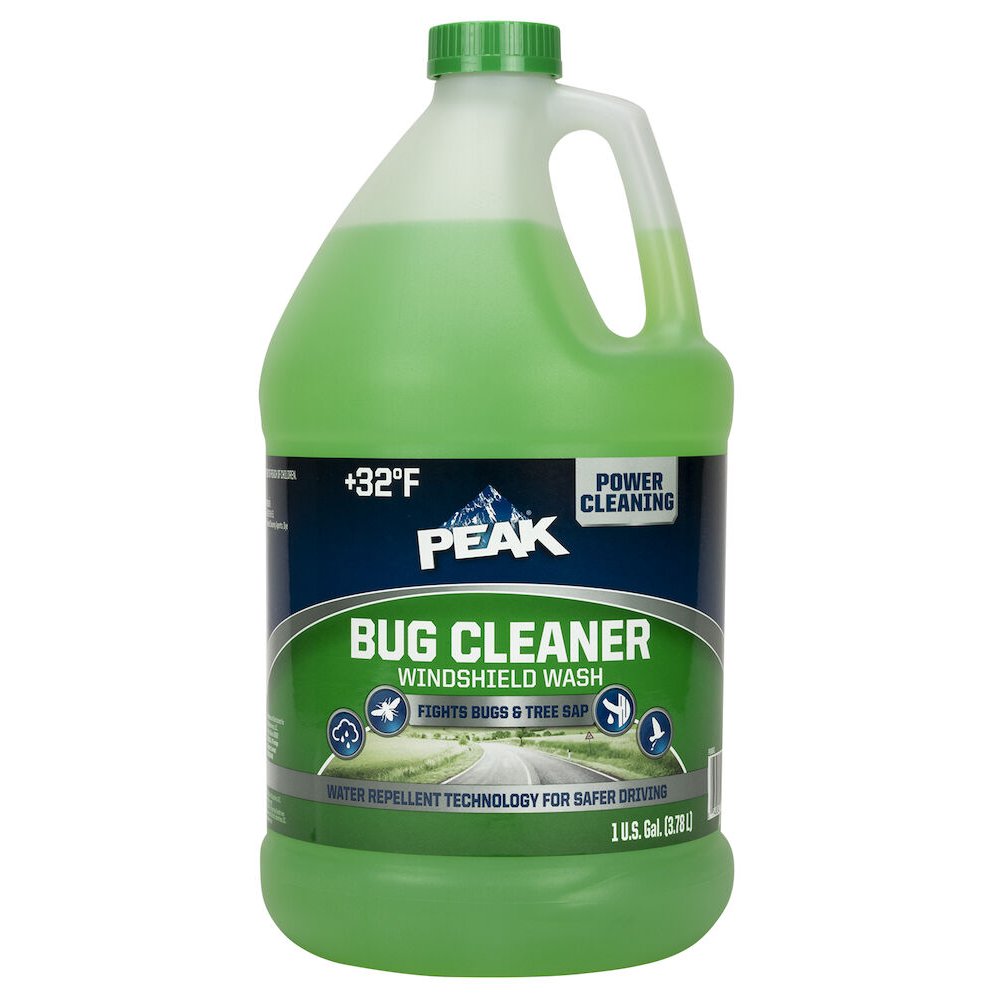 Peak Products PGN0K3 Windsheild Washer Fluid 1gl With Bugwash