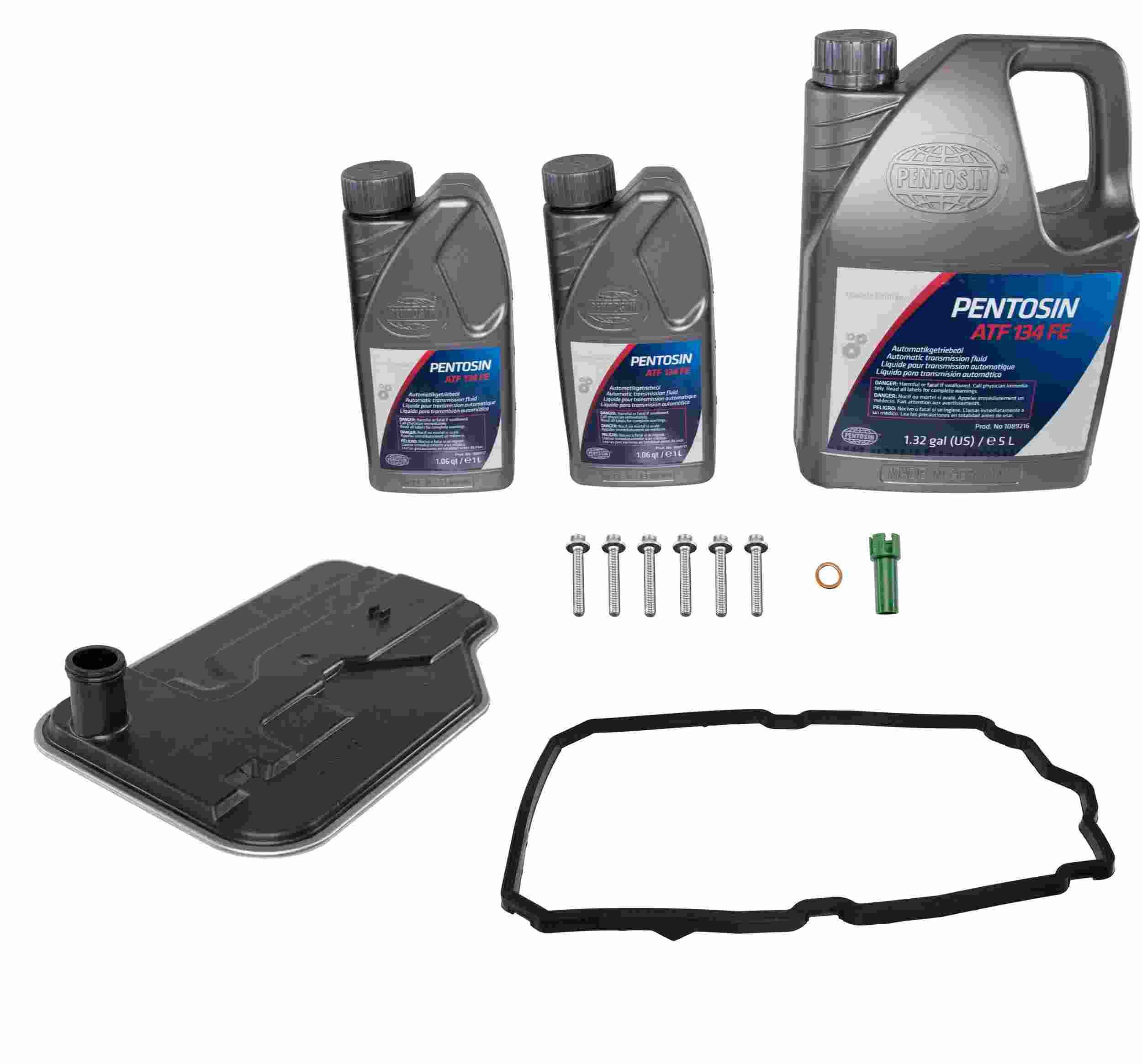 Pentosin 1089216-KIT-1 (Auto Trans Fluid) Pentosin ATF 134 FE KIT for MB236.15 Apps