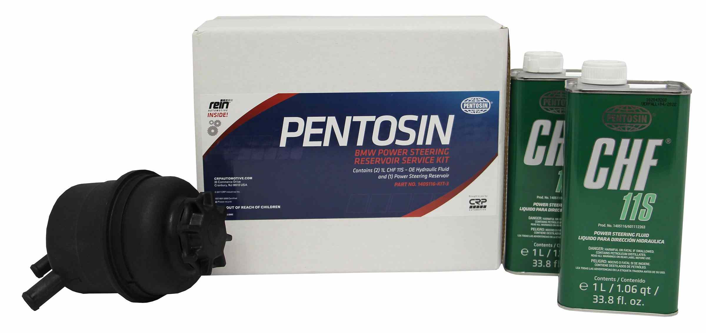 Pentosin 1405116-KIT-3 (Power Steering Fluid) Hydraulic Fluid Service Kit-BMW