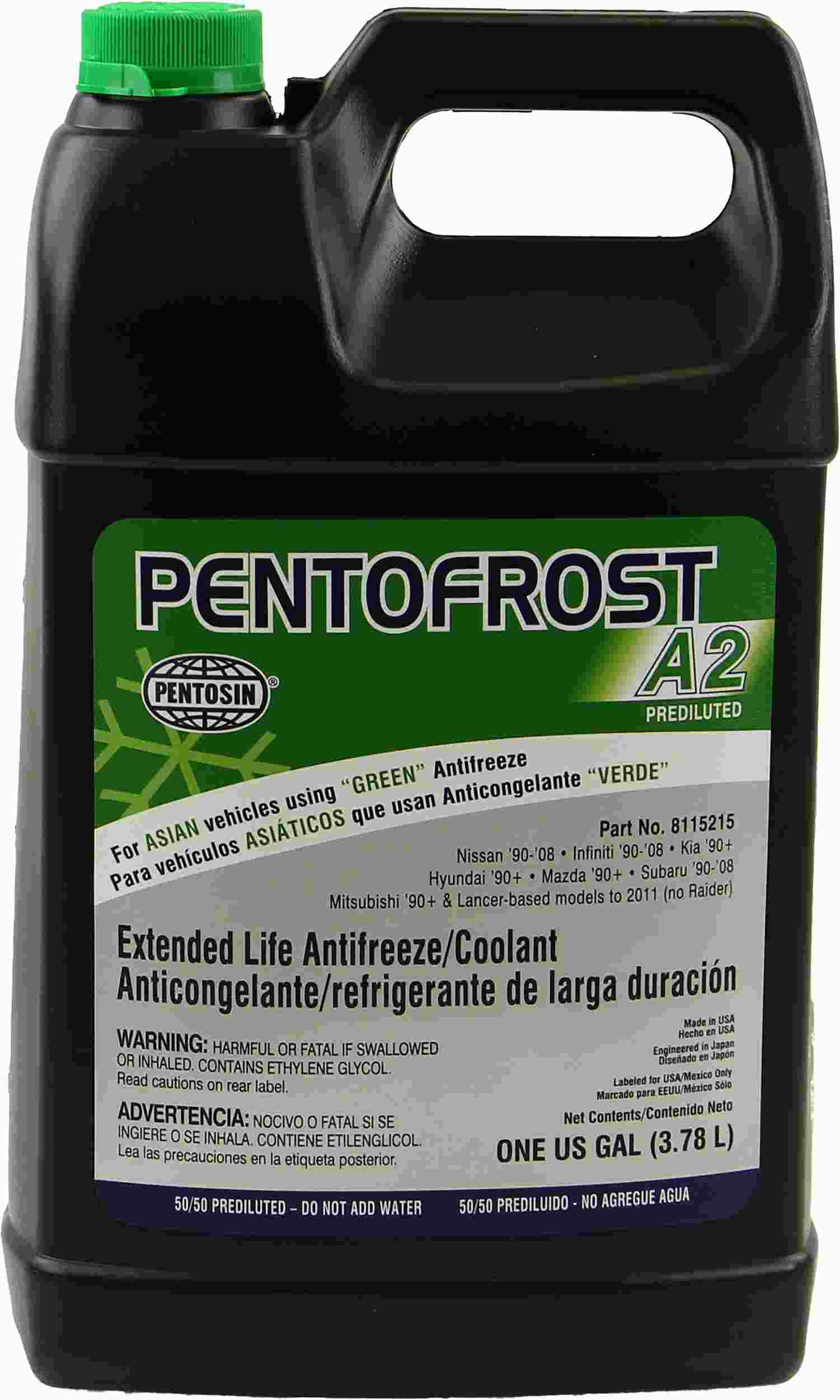 Pentosin 8115215 (Coolant / Antifreeze) Pentofrost A2 HOAT phosphated antifreeze formulated for Asian vehicles