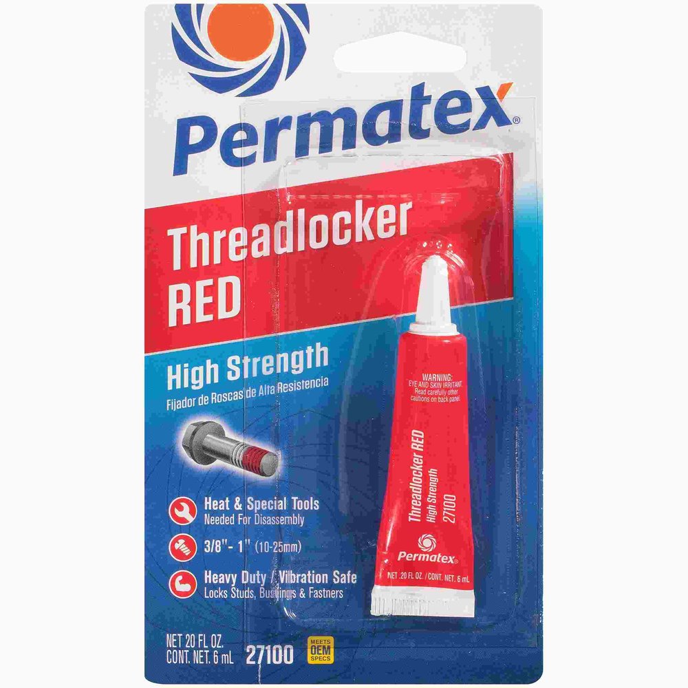 Permatex 27100 Permatex Threadlocker 6 Ml Red