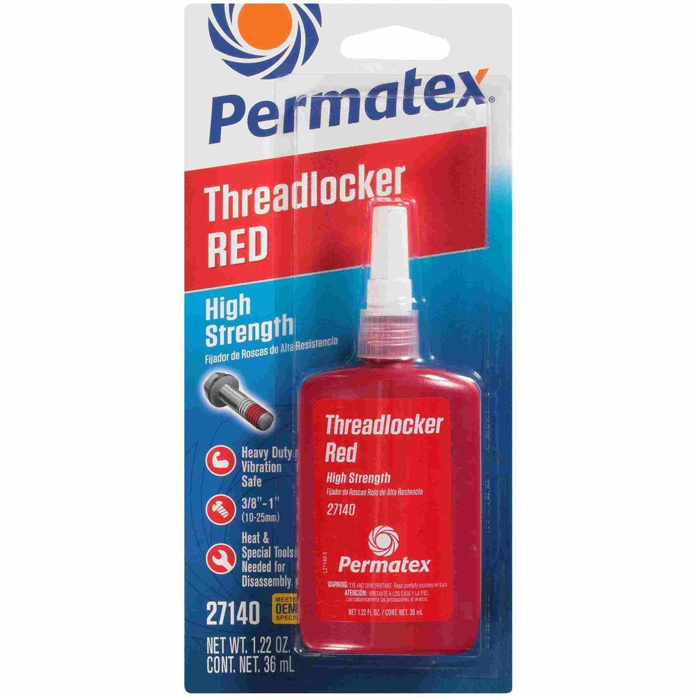Permatex 27140 Permatex Threadlocker 36 Ml Red