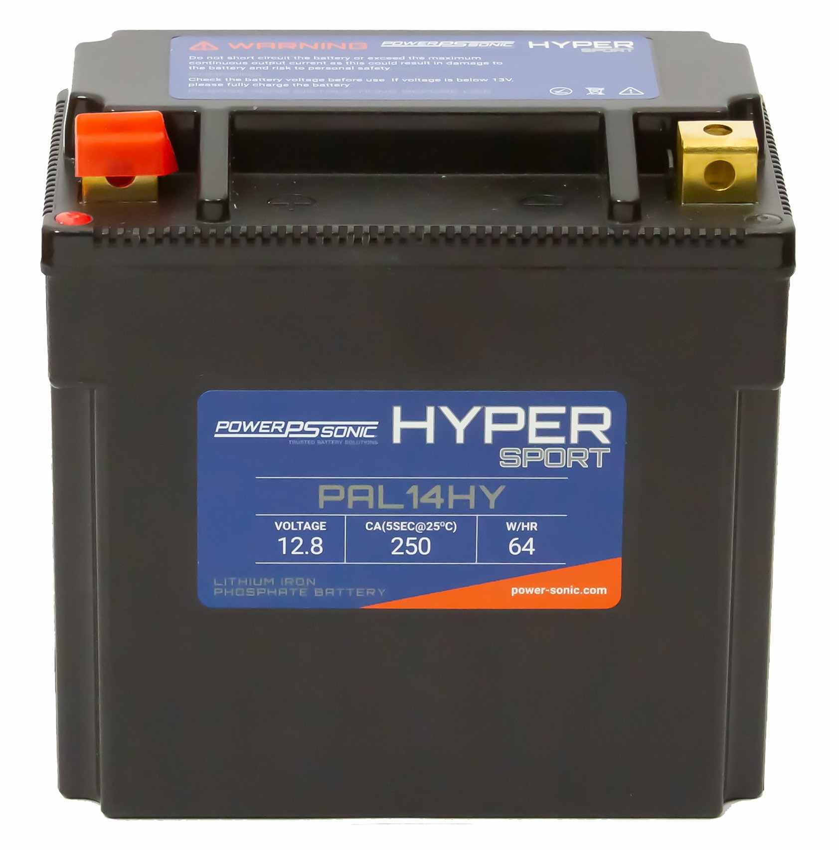 Powersonic PAL14HY (Batteries) REPLACED BY PALP-14HY. Hyper Sport Lithium