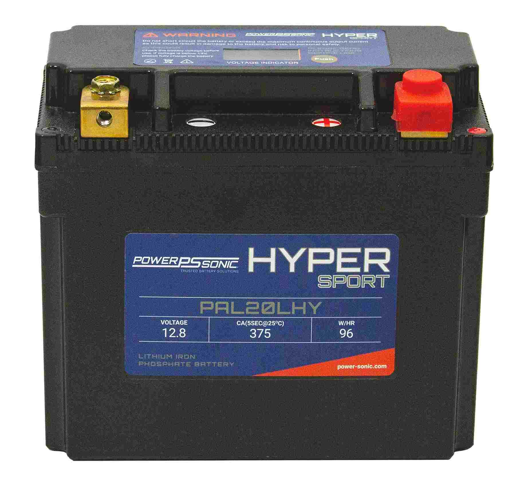 Powersonic PAL20LHY (Batteries) REPLACED BY PALP20LHY. Hyper Sport Lithium
