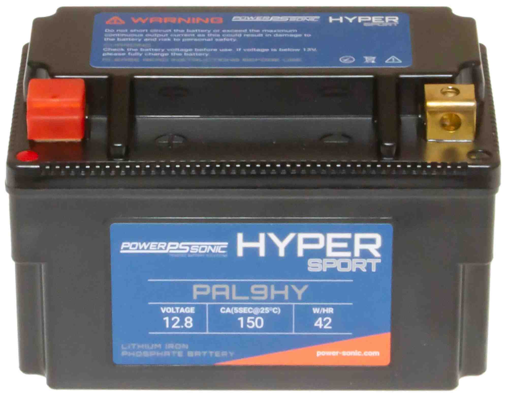 Powersonic PAL9HY (Batteries) REPLACED BY PALP-9HY. Hyper Sport Lithium