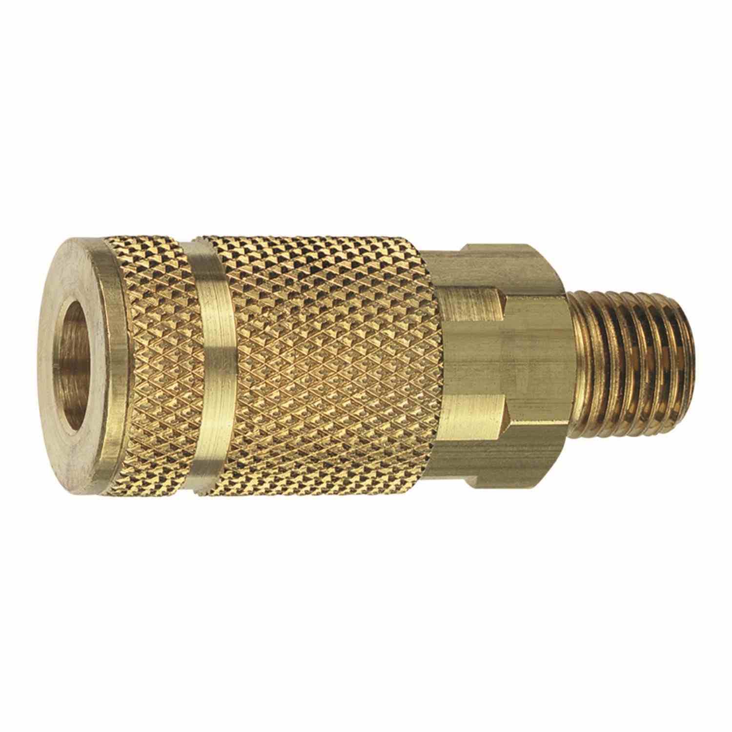 Tru-Flate Coupler C37b Brs 1/4 Aro 1/4mpt