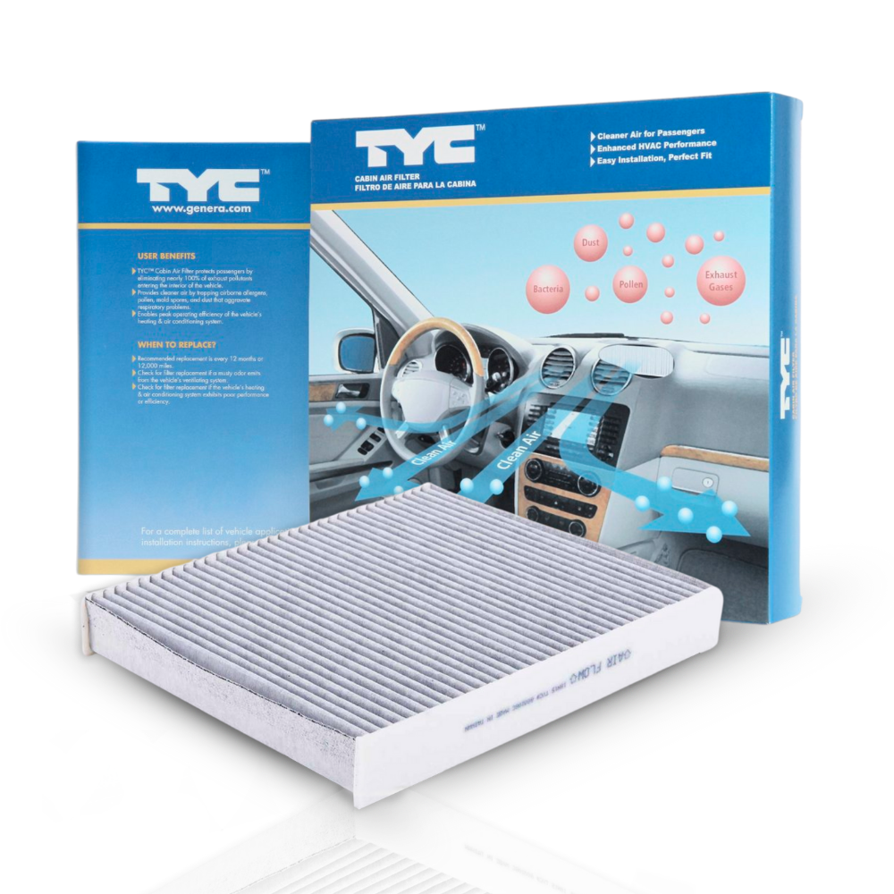 TYC 800208C Activated Carbon Cabin Air Filter – OE Fit