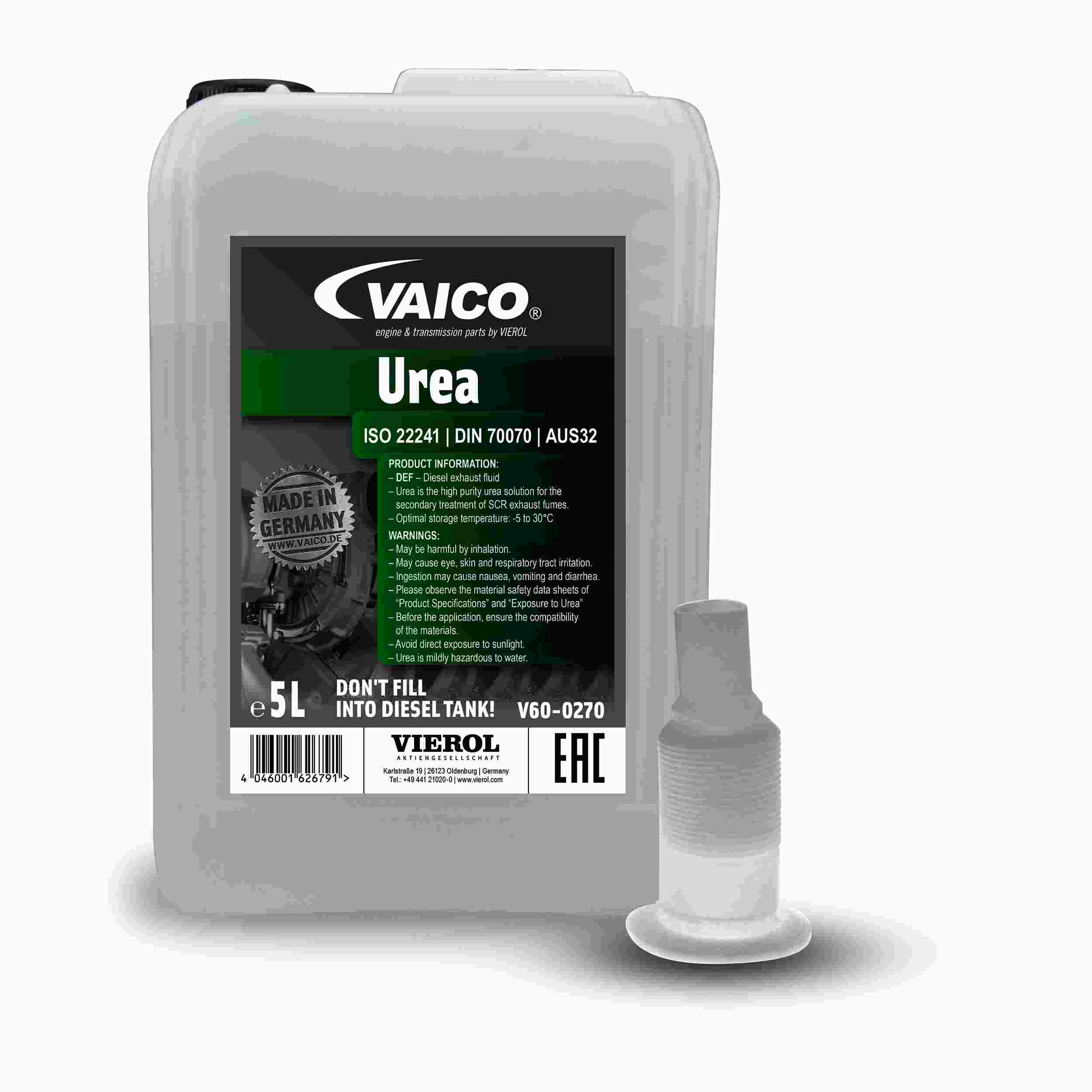 Vaico V60-0270 (Diesel Emissions Fluid) Diesel Exhaust Fluid 5l