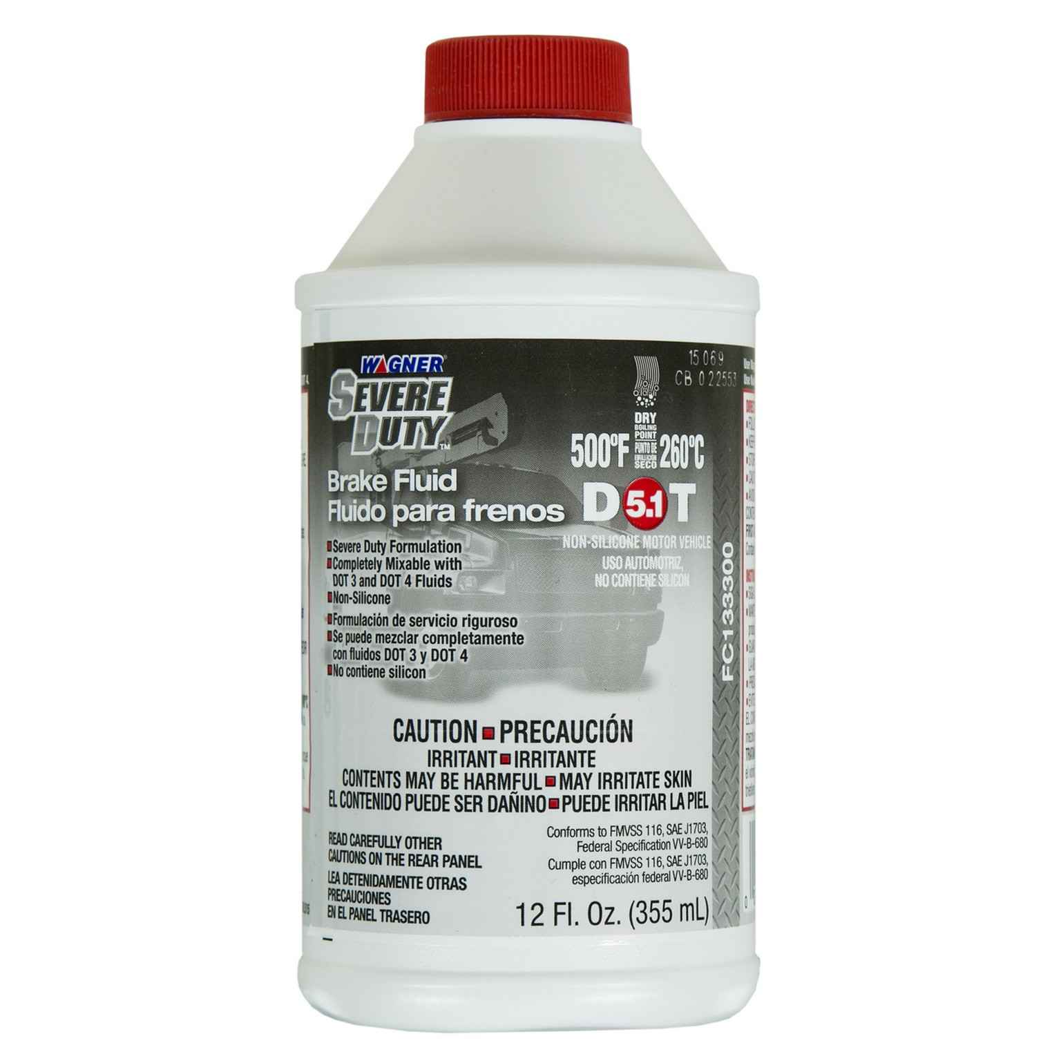 Wagner Brakes FC133300 Brake Fluid DOT 5.1