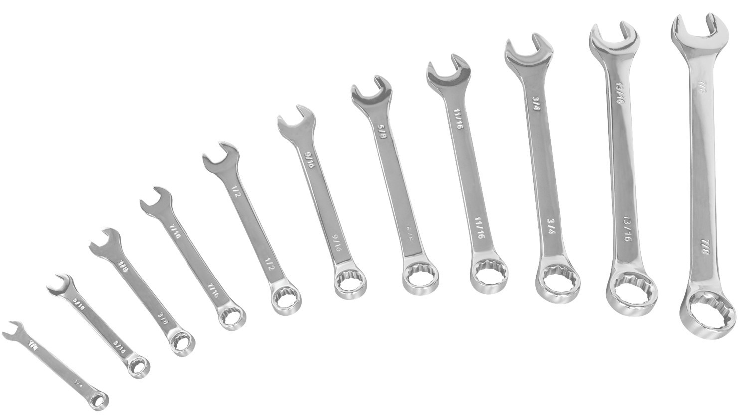 Wilmar Hand Tools 11-Pc Sae Wrench Set With Rack