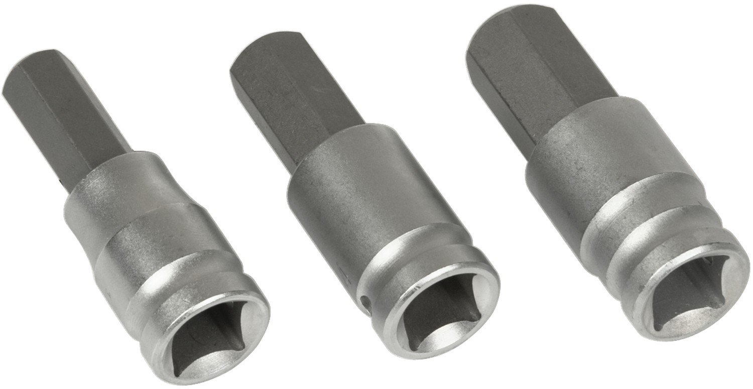 Wilmar Hand Tools 3-Pc Large Hex Bit Socket Set