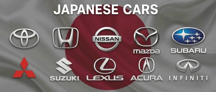 Japanese Cars — Toyota, Honda, Nissan, Mazda, Subaru, Lexus, Acura, Infiniti